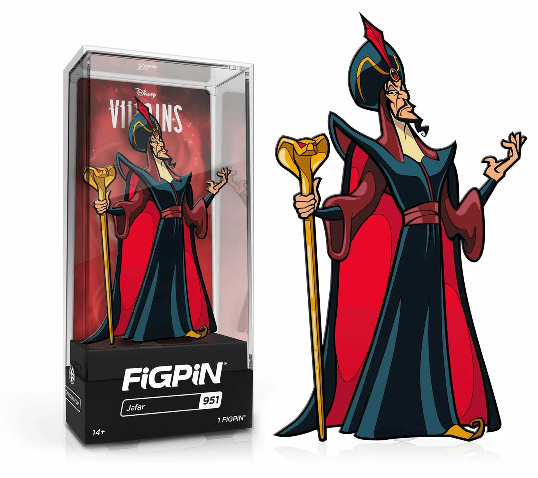Promo π€© Spastic Pops PREORDER (EXPECTED Q4 2022): FiGPiN Classic DISNEY VILLAINS Jafar (951) 1st Edition - LE1500 All In Stock! π 3 Spastic Pops PREORDER (EXPECTED Q4 2022): FiGPiN Classic DISNEY VILLAINS Jafar (951) 1st Edition - LE1500 All In Stock!