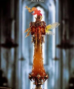 Spastic Pops Designer Brands! PREORDER (Expected Q4 2022) [WEARTDOING] LE299 The Sleeping Beauty—Moth & Flame-Black