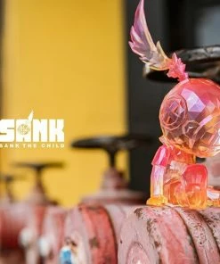 Spastic Pops [SANK TOYS] Good Night Series-Low Poly-Rose Designer Brands!