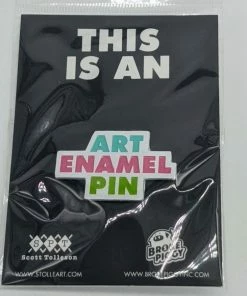 Spastic Pops Scott Tolleson Enamel Pin: Art Enamel Pin Designer Brands!