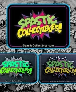 Spastic Pops Designer Brands! Spastic Collectibles Glitter Logo Pin [with 1 In 5 Chance At Glitter & Glow-in-the-Dark Logo Pin CHASE]