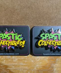 Spastic Pops Designer Brands! Spastic Collectibles Glitter Logo Pin [with 1 In 5 Chance At Glitter & Glow-in-the-Dark Logo Pin CHASE]