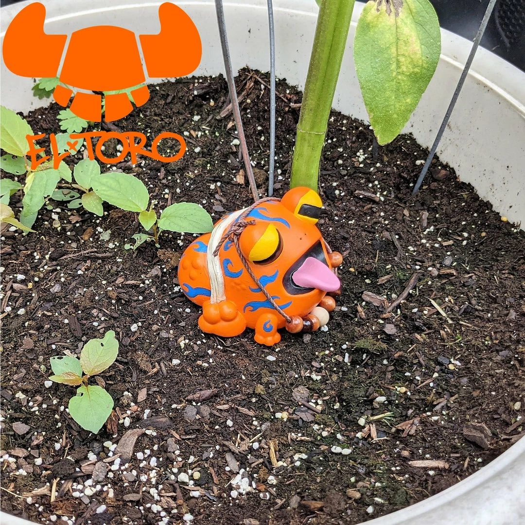 Brand new 😀 Spastic Pops SUNS OUT BUNS OUT Custom 1 Of 1 Ributt Vinyl Figure: “Narutoad” By EL TORO 🛒 3 Spastic Pops SUNS OUT BUNS OUT Custom 1 Of 1 Ributt Vinyl Figure: “Narutoad” By EL TORO