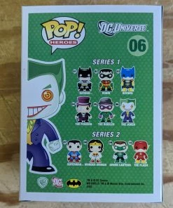 Spastic Pops The Joker Type: Vinyl Art Toys Brand: Funko Series: Pop! Heroes , Pop! Vinyl Production Status: Standard Reference #: 6 Released: 2010 Related Subjects: Batman (Bruce Wayne) , DC , Joker DC Heroes!