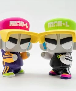 Spastic Pops UVD TOYS: Jeremy Mad'L X UVD Toys MAD*L Citizens - Spastic Collectibles Exclusive Lime Green Colorway With 1 In 4 Chance At Electric Pink Chase!